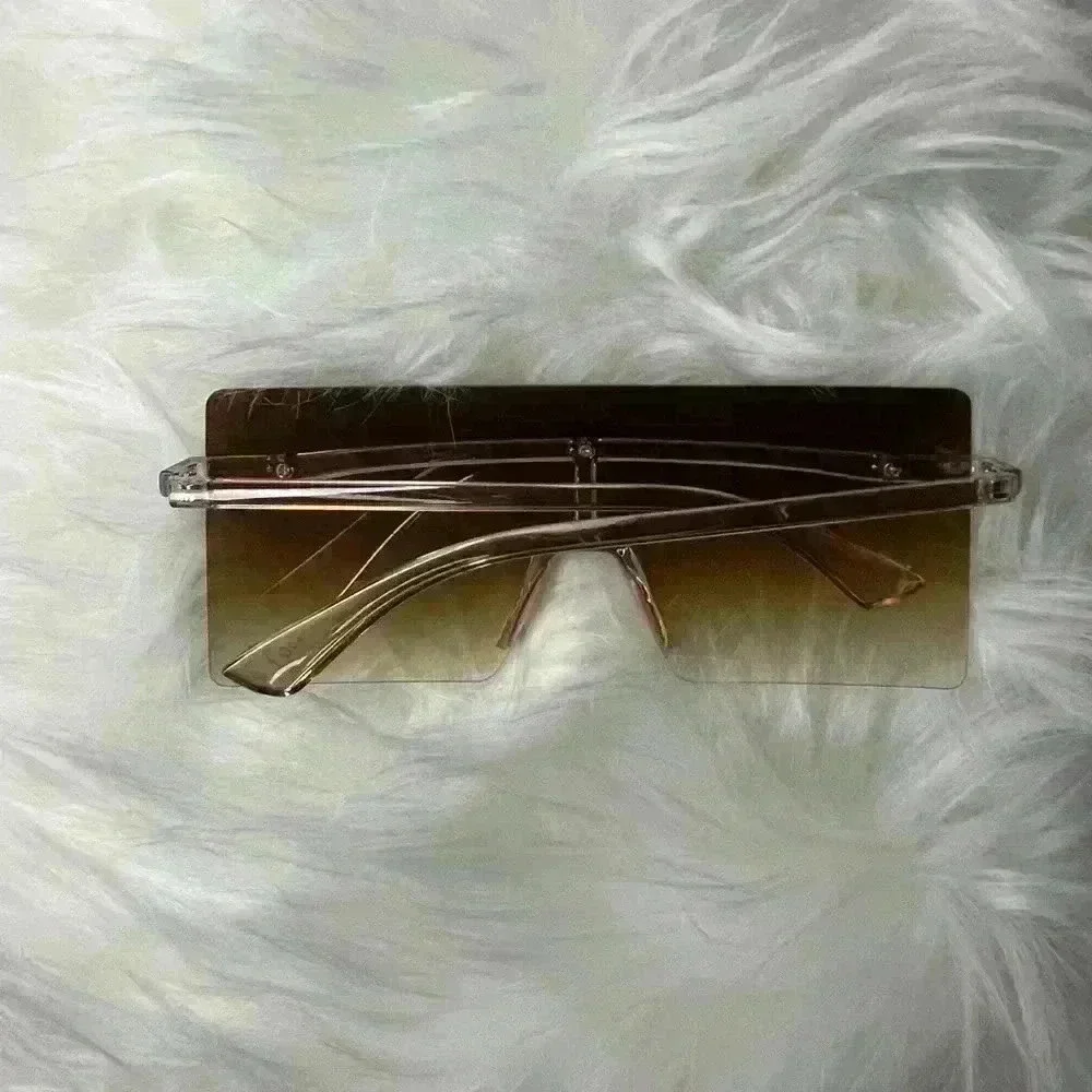 Brown Oversize Shades